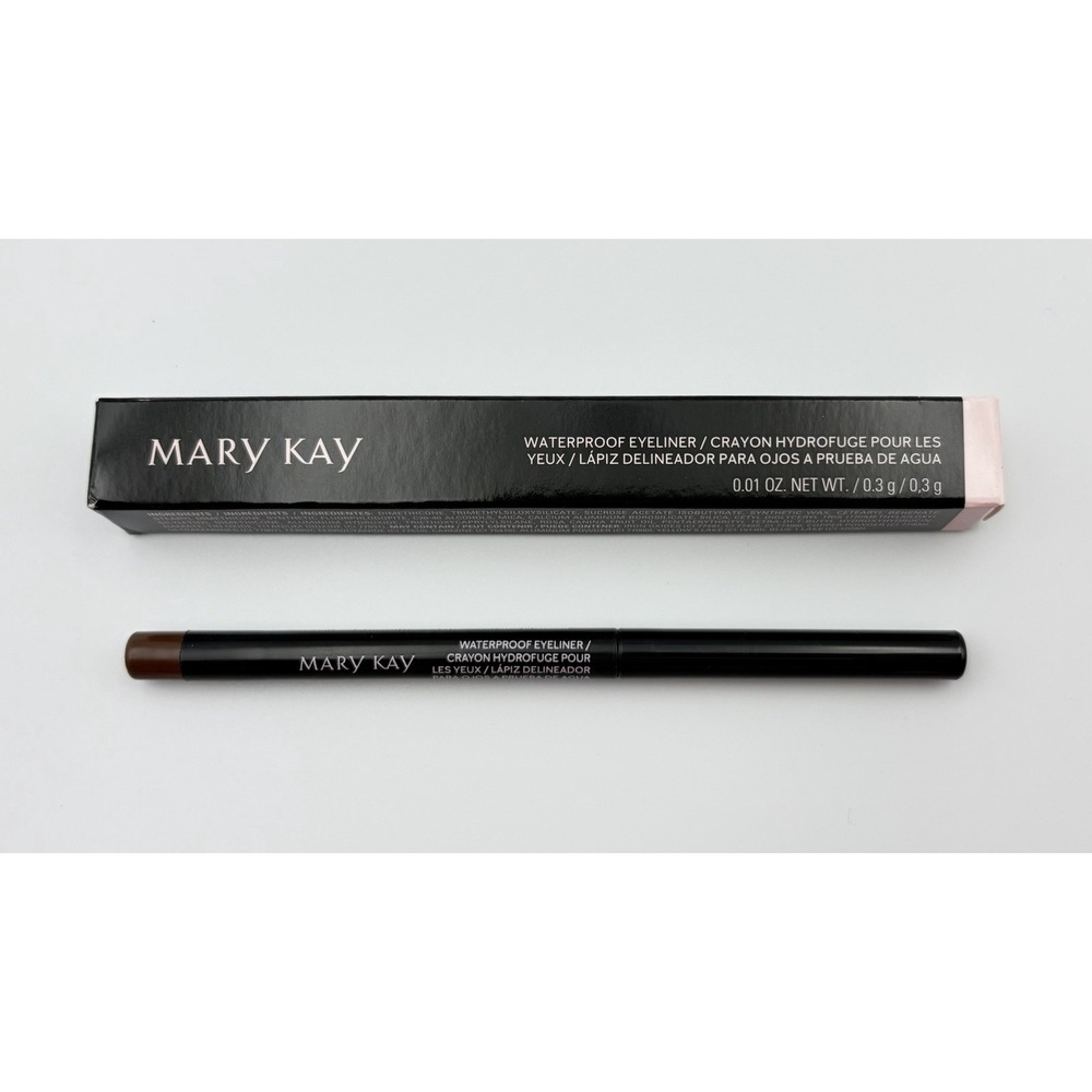 Mary Kay Waterproof Eyeliner Brown Brun 205909 New In Box Full Size .01 oz